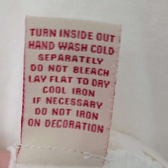 Reba cream‎ tunic top with 3/4 sleeves and beaded strands XL - Picture 8 of 8